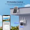 4K Solar Charge 8MP HD IP Camera 4G PTZ Dual Lens 12X Zoom Outdoor Waterproof Security CCTV Cam WIFI Surveillance Camera