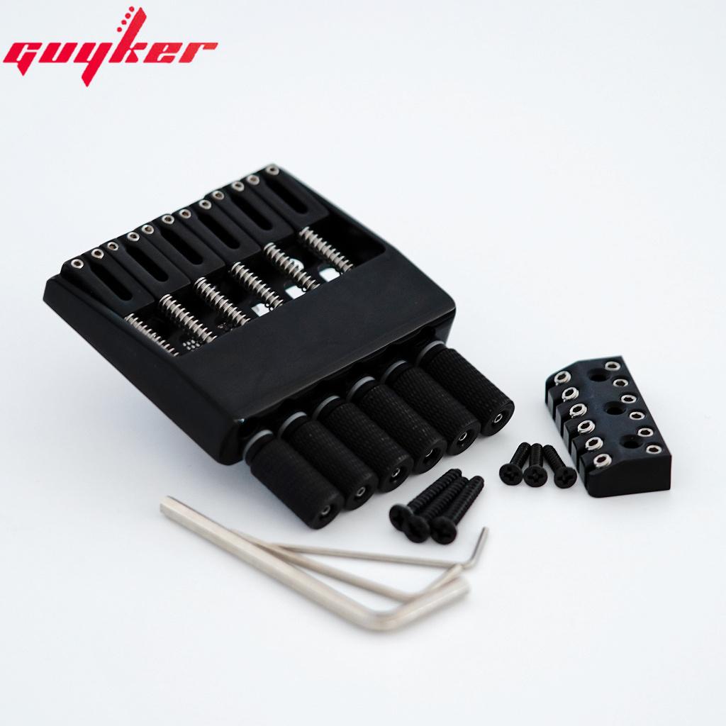 New Guyker Black 6 String Bridge
