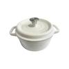 Cast Iron Enamel Pot, Double-handed Pot, 22cm, IH Gas Oven, Dishwasher Safe, Cast Iron Pot, Simmering, Stewing, Delicious Rice, Cooking, Vegetables,