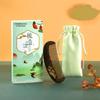 Tan Mujiang Lacquer Art Meridian Massage Hair Comb Gift Set