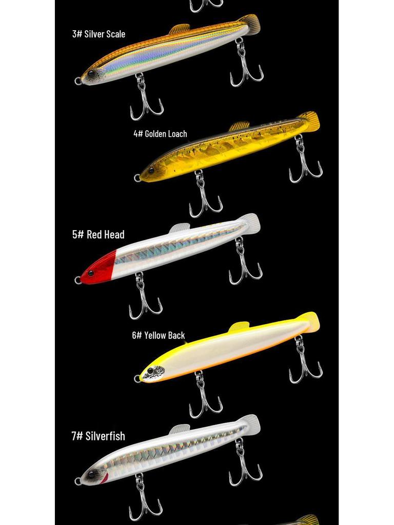 2023 Meixia Loach Brother Sinking Pencil: Loach-Shaped Long Cast Wobbling Lure for Aspius, Mandarin Fish, and Perch