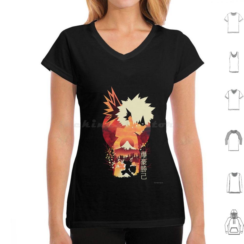 Bakugou Sunset T Shirt Big Size 100 Cotton Anime Manga Artistic Sunset Kawaii Japan Japanese Inspiration Home Hero Titan Tv