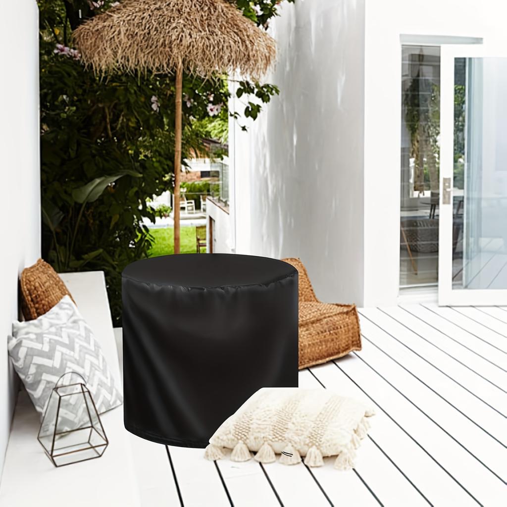 Oxford Cloth Cooling Table Cover Outdoor Wine Cooler Protective Cover Dustproof Round Cover