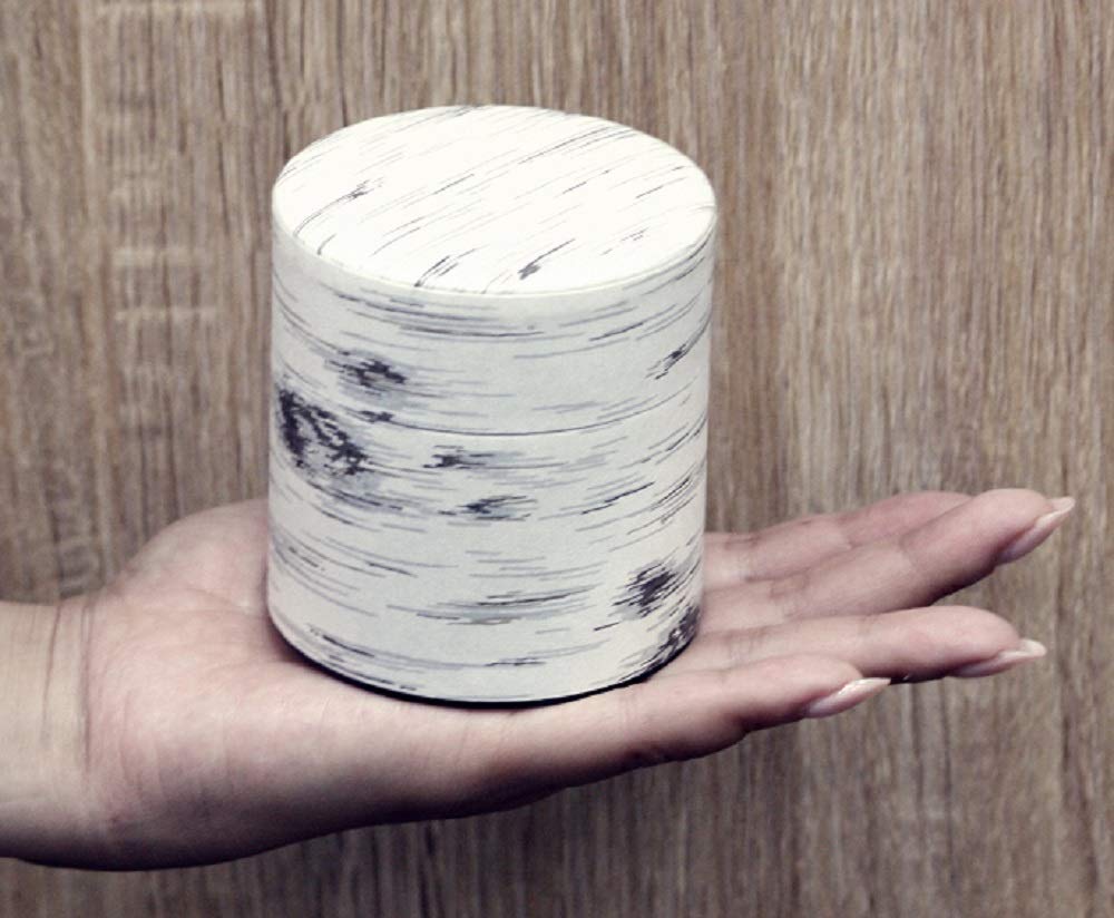 Kotodo Takahashi Seisakusho Tea Birch 150g Caddy, Can, Flat,