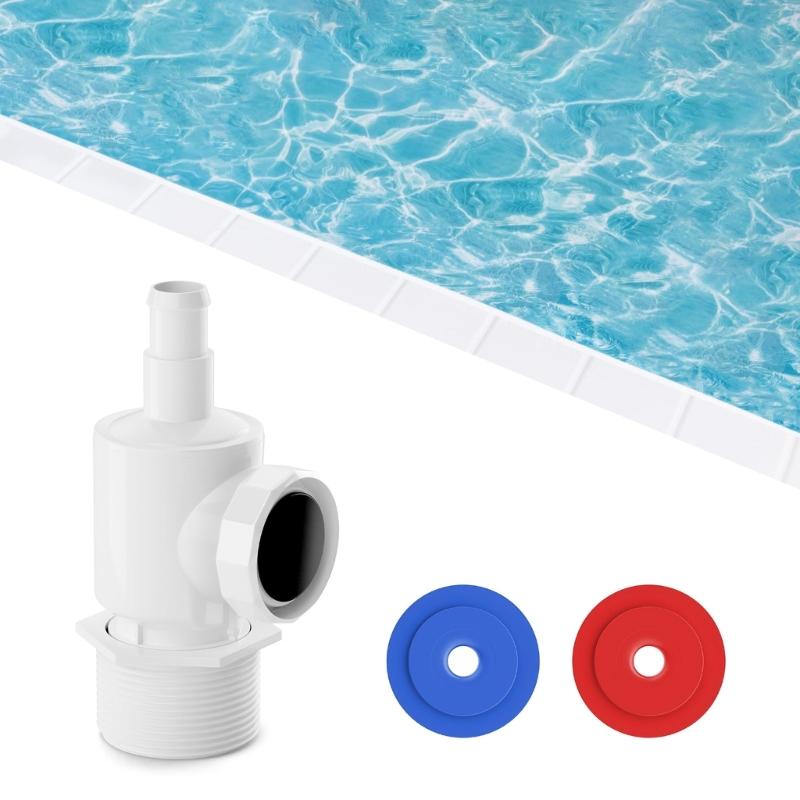 Sturdy Plastic Wall Fitting Connectors Assembly for Pool Cleaners Accessory with Models 280 380 3900 Easy Installion