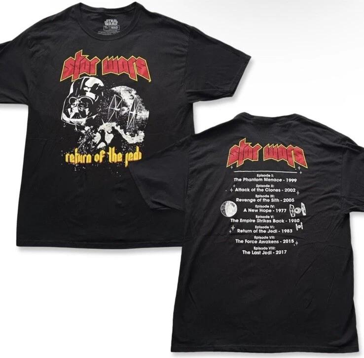Star Wars Shirt Sz L Tshirt Darth Vader T-Shirt Return Of The Jedi TShirt 2XL