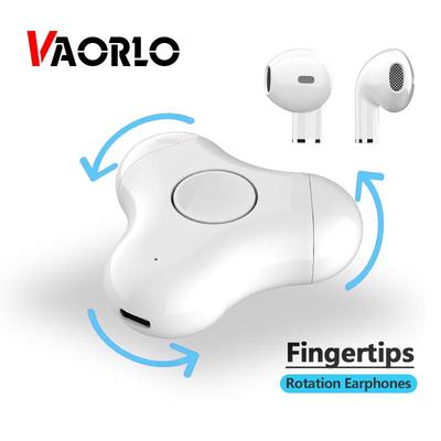 VAORLO Căști fără fir cu rotație a vârfurilor degetelor, căști pentru ameliorarea presiunii, muzică HiFi, mini căști intraauriculare cu anulare a zgomotului pentru iphone Xiaomi Huawei