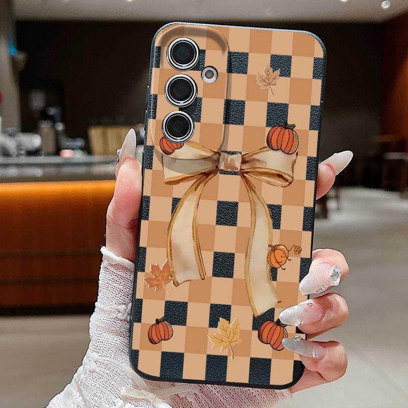 Pompoen Lantaarn Geest Halloween Hoesje Voor Samsung S26 FE S25 Ultra S24 S23 S22 S21 FE A16 A17 A18 A26 A36 A37 A54 A55 A56 A57 5G Zachte Siliconen Cover