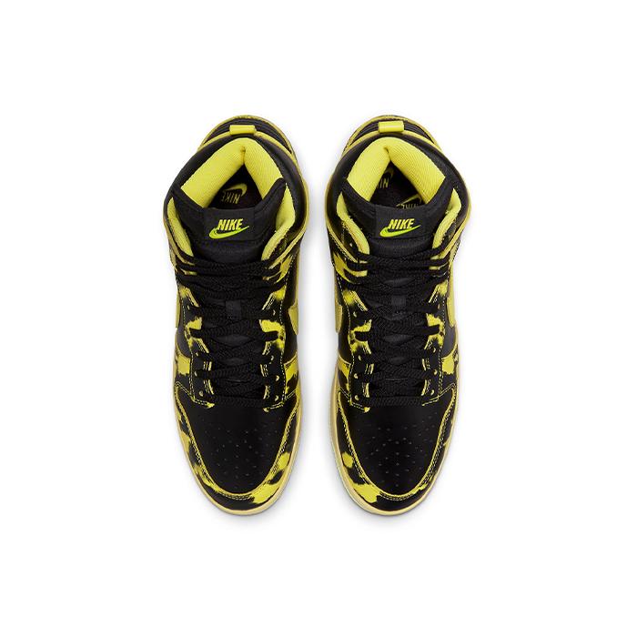 Nike Dunk High 1985 Yellow Acid Wash Unisex