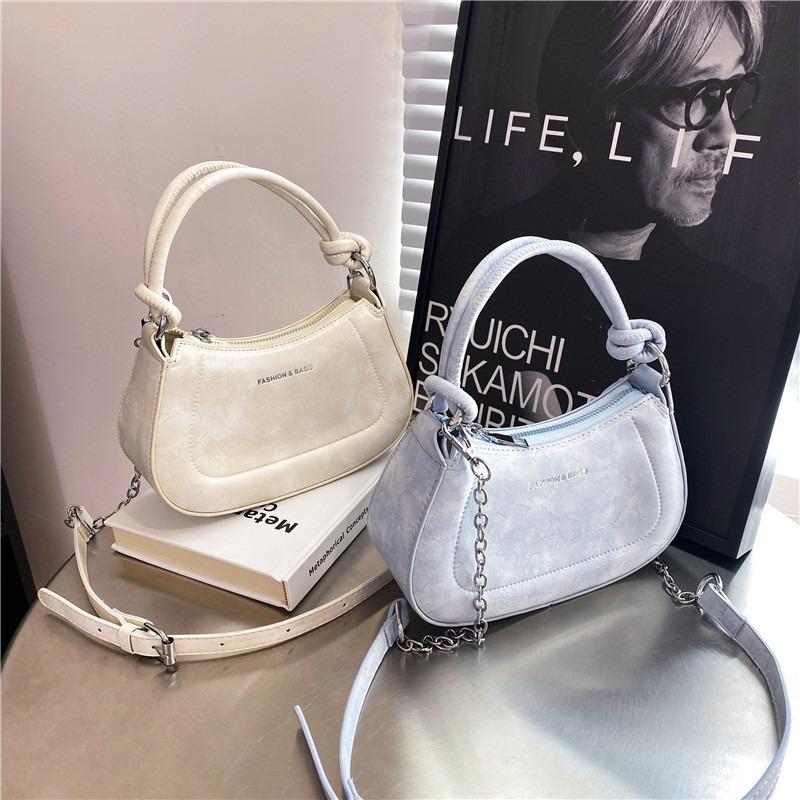 Dámská retro kabelka 2024 Spring New Fashion Řetízková taška přes rameno Gradient Crossbody