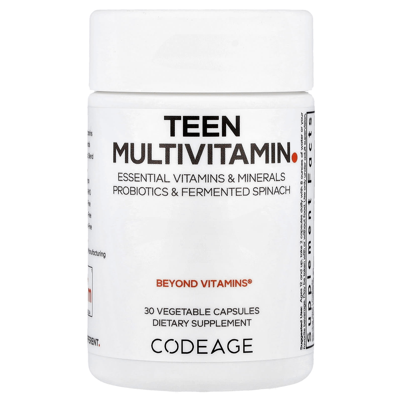 

Youth Multivitamin, Veggie Capsules 30