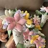 Handheld Plush Flower Toys Home Parties Eternal Flower Decorations Christmas Lovers Thrift Clubs Props Gifts 1pcs