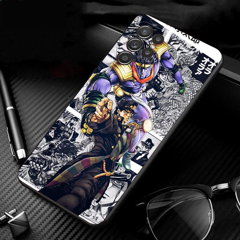 Phone Case For Samsung Galaxy S26 S25 S24 S23 S22 S21 Ultra S24 S23 S22 S21 S25 Plus S24 FE Jojo jolyne and jotaro