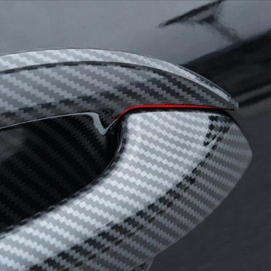 Carbon Fiber 5X Exterior Door Handle Cover Trim For KIA K5 2020 2021 2022 2023