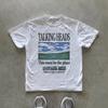 Fashion Pattern Tshirt 100 Cotton Highquality Simple Comfortable And Loosefitting Tshirt