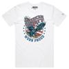 VOICEART American Spirit USA Bald Eagle Independence Day Premium Graphic T-Shirt