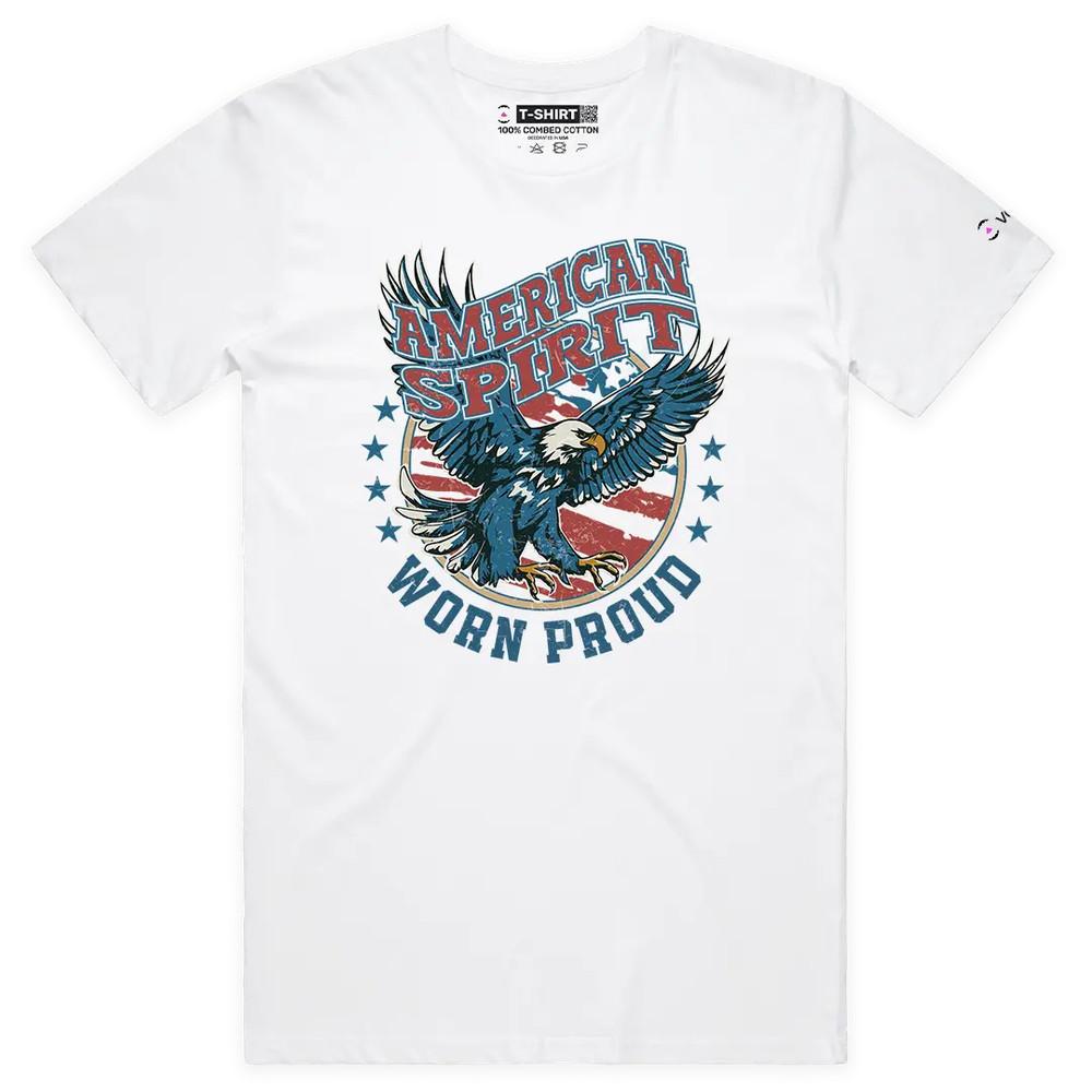VOICEART Американский Дух США Белоголовый Орлан День Независимости Премиум Графическая Футболка S