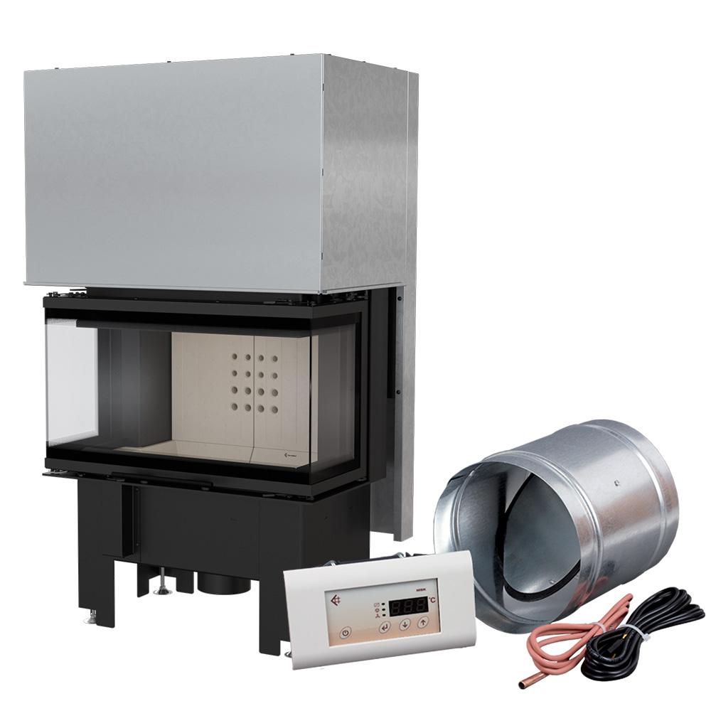 Smart steel fireplace KRATKI NBC 680/280 7 kW Ø 160 Lift-up MSK