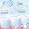 Dentifricio ad Alta Capacità 180g: Rinfresca l'alito, Sbianca, Rinforza, Combatte la Carie, Riduce le Macchie e Protegge le Gengive.