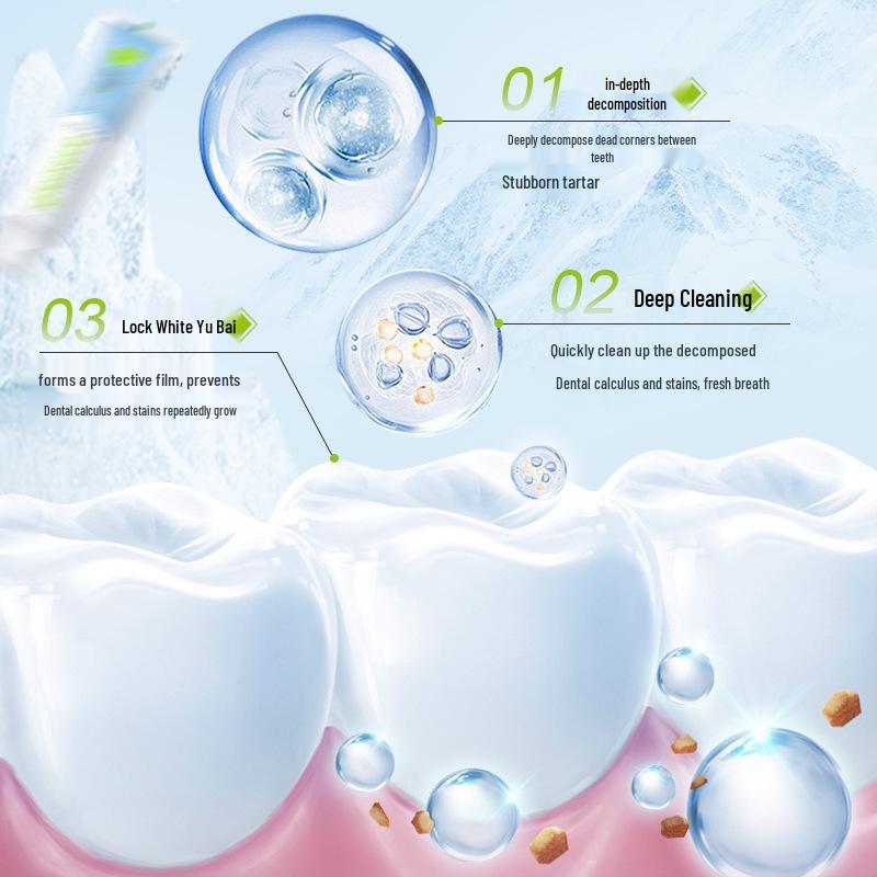 Dentifricio ad Alta Capacità 180g: Rinfresca l'alito, Sbianca, Rinforza, Combatte la Carie, Riduce le Macchie e Protegge le Gengive.