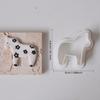 3pcs  'Little Horse' Year of The Horse Spring Festival Series Soft Clay High-Precision Cutter Molds,for Making Various Additions