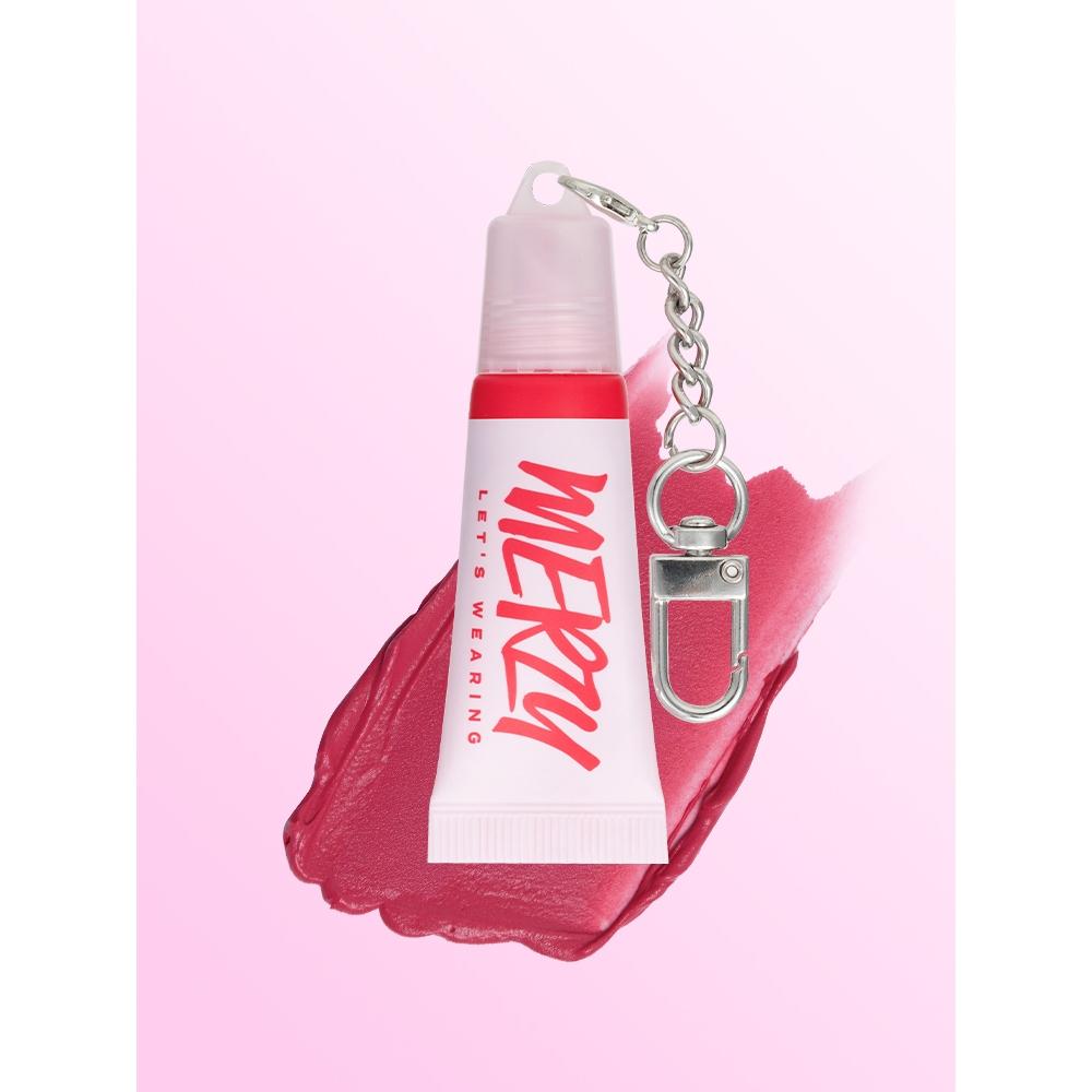 [04 Berry Pink] Merge Let S Wear Blur Tint Key Ring