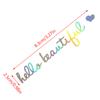 1PC Passenger Princess Star Car Mirror Stickers Decoration Rear View Mirror Auto Vehicle Vinyl Decal Sticker Interior Access