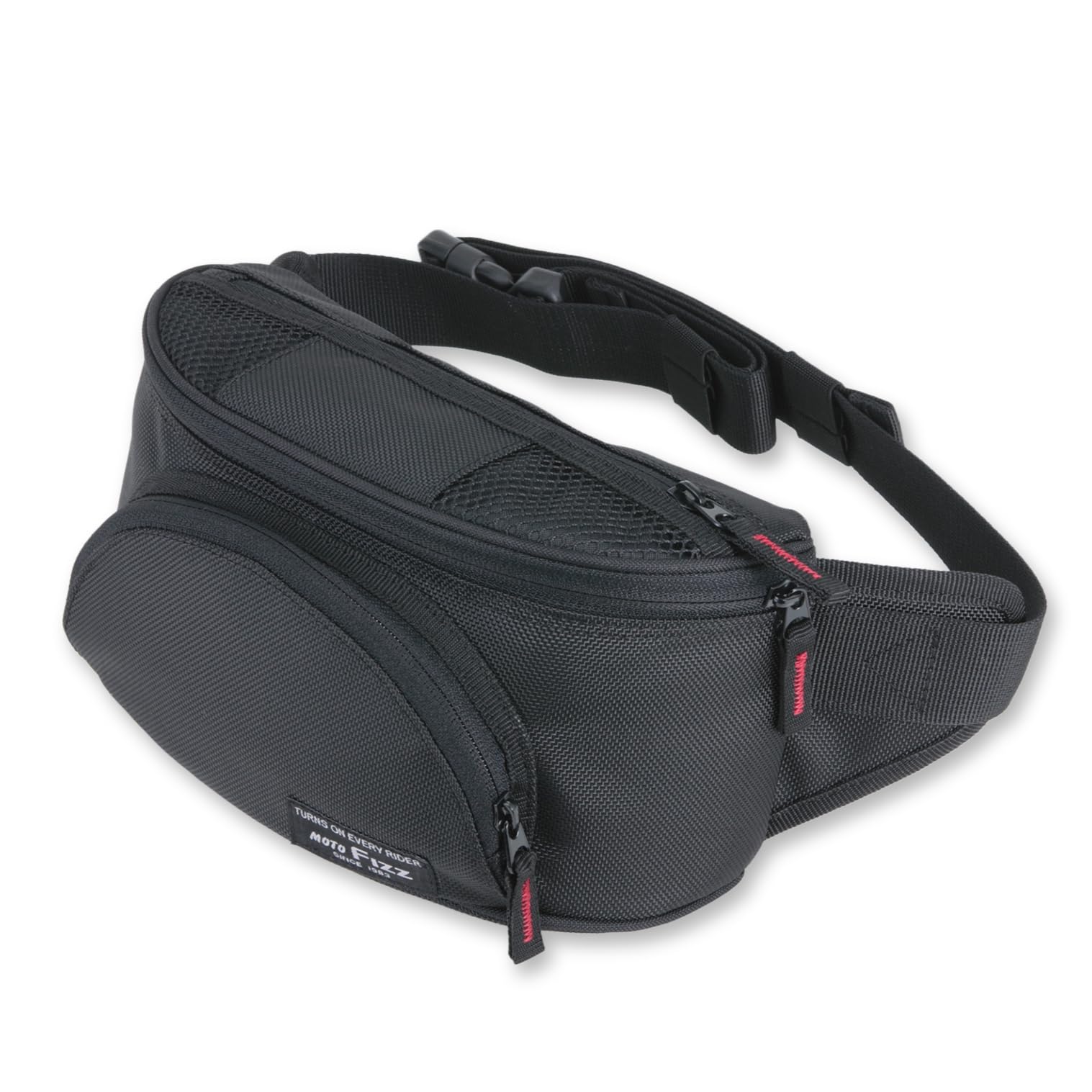 

TANAX MOTOFIZZ 10 Waist Black Bag, Nylon, MFK-070 (2.5L Capacity)