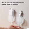 1Pc Transparent Charging Cord Organizer Portable Charger Cord Holder Round Storage Case Retractable Reel Box Cable Winder