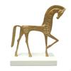 Pferd Tischdekoration Geprägte Stehende Figur Medaillon-Stil Equine Dekorative Note