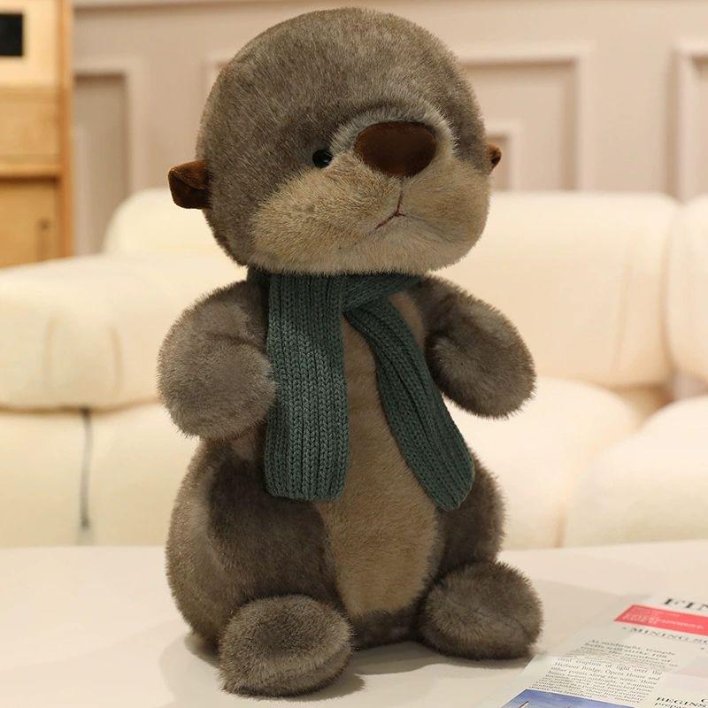 

New Otter Doll Ugly and Cute Little Sea Otter Doll Plush Toy Birthday Gift Sleeping Pillow Girl Ragdoll Ugly cute little otter doll 26cm