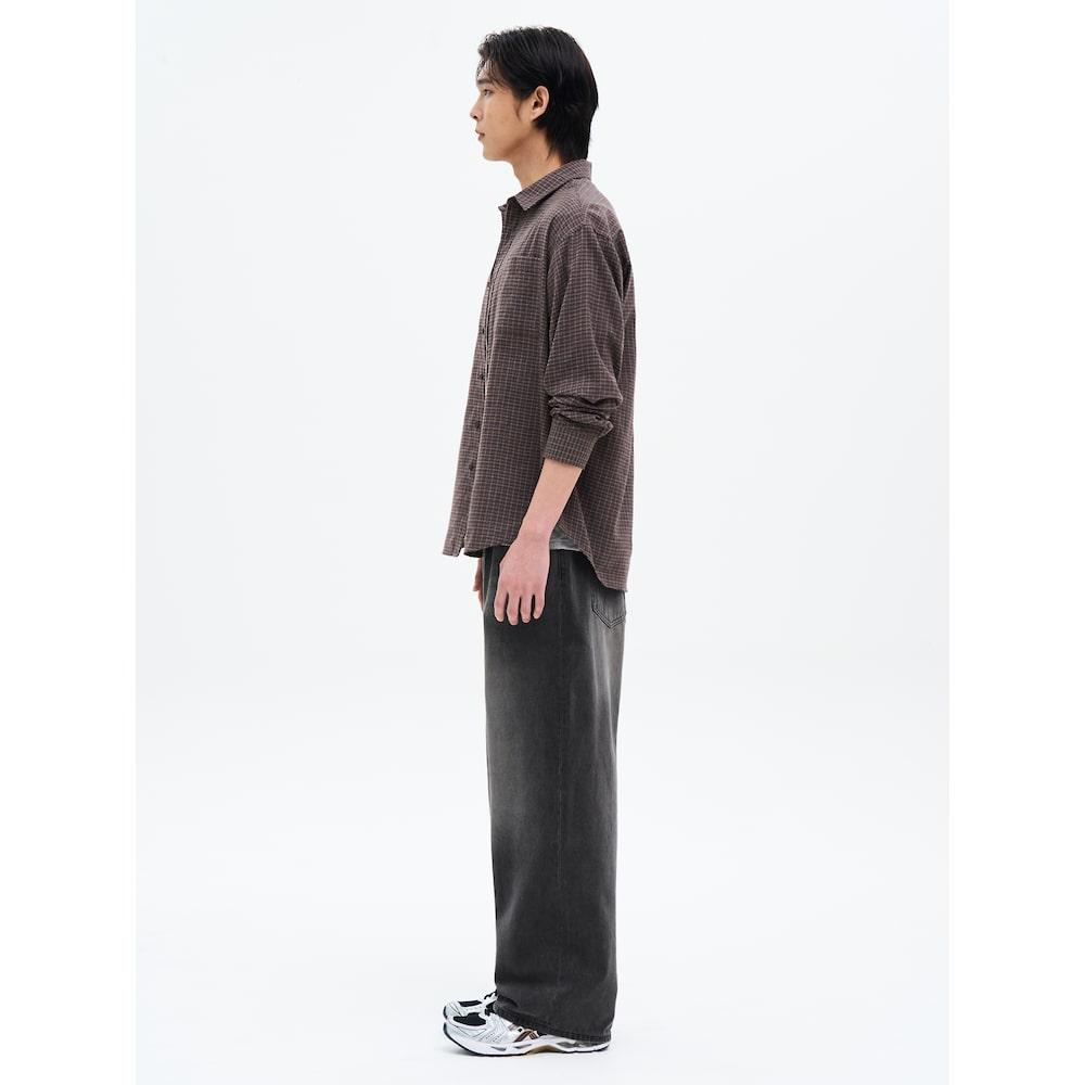 8SECONDS Mini Check Shirt Brown