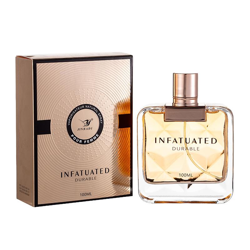 Romantic infatuation ladies perfume lasting fragrance light fragrance fresh floral perfume 100ML