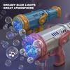 12 Hole Children'S Bubble Gun Outdoor Toys Full Automatic Water Electric Bubble Maker Machine Soap Blowing Toys Game Party Gifts