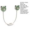 Hanging Neck Fan with Dual Adjustable Panda Heads 3-Speed Wind Cooling Hands-Free Hanging Design USB Rechargeable Sports Cooling Neck Fan