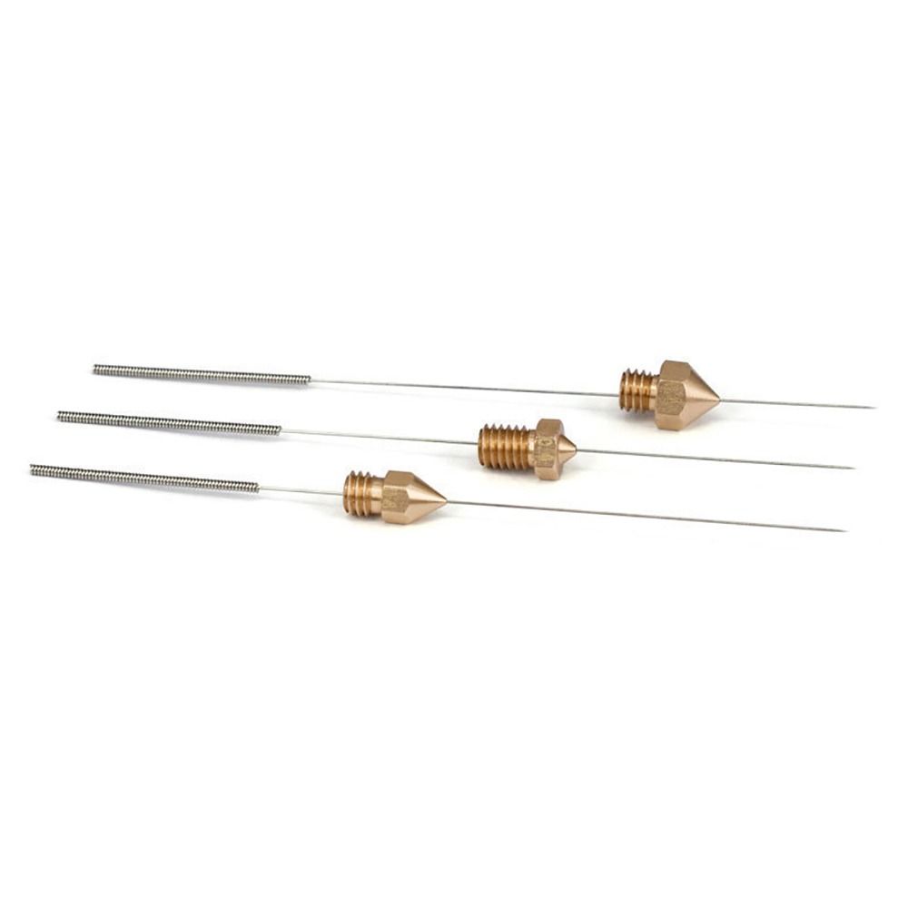 10Pcs 0.2mm 0.25mm 0.3mm 0.35mm 0.4mm Drill Nozzle Cleaning Needles Clean Tool  For V6 MK8 Nozzle