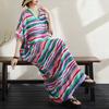 Summer Cotton and Linen Printed Loose and Simple Long Skirt for Women