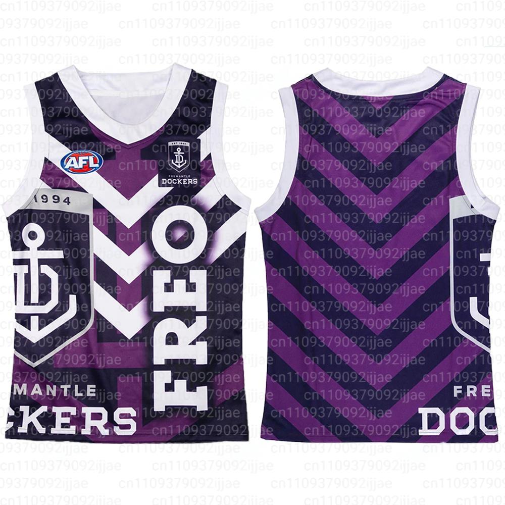 26 Australian Training Jerseys Sports Jerseys Must-have Jerseys for Fans Fremantle Dockers 3D Printed Sports Jers FamilyMatching S