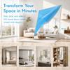 32pocs Silver PET Mirror Decal PET 15x15cm Mirror Tile Self-adhesive Mirror Sticker  Bedroom
