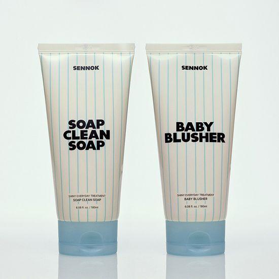 SENNOK Shiny Everyday Treatment 180ml (2 Types) (Soap Clean Soap/Baby Blusher)