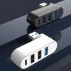 180° Rotary USB 3.0 HUB U Disk Reader Data Transfer Cable Splitter Extend Adapter USB 2.0 Type C/USB C Converter for PC Computer