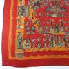 Great HERMES scarf ASTRES et SOLEILS Large shawl Red series cashmere Women Used