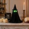 Realistic Spooky Ghost Decor Halloween Decoration, Glow In The Dark Standing Ghost, Party Decorations for Festival Small Black Fabric Tabletop,