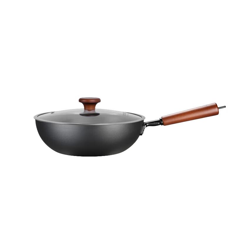 

COOKER KING 30cm Uncoated Wrought Iron Stir-Fry Wok