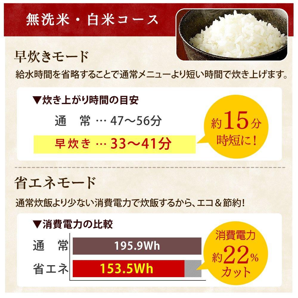 Iris Ohyama Rice Cooker IH Type Cups Large Firepower 5.5 ERC-IB50