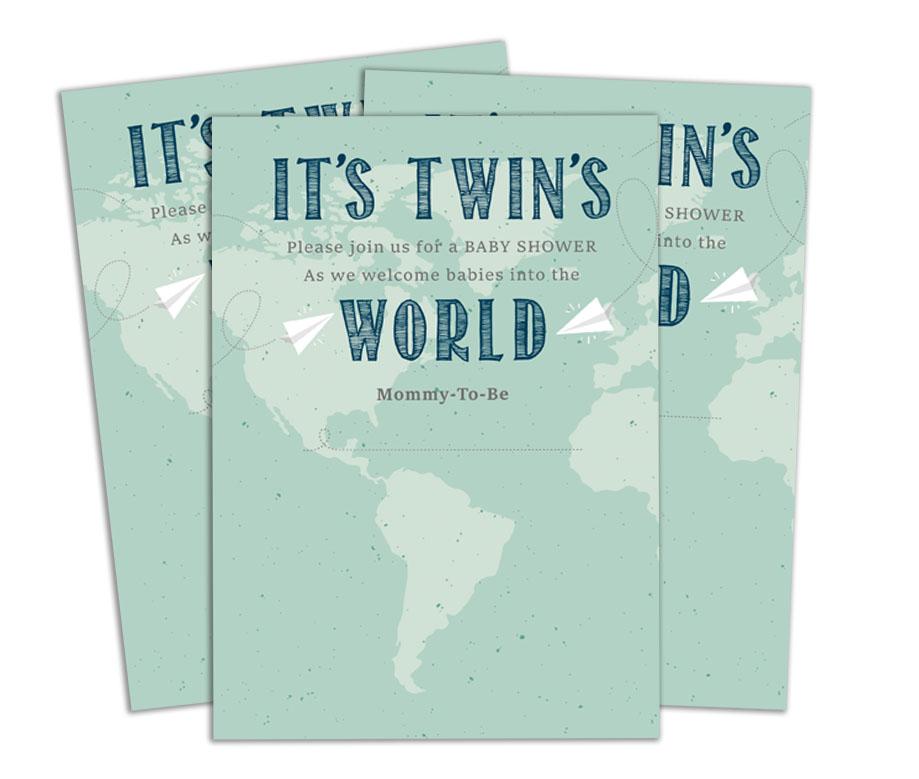 Darling Souvenir Baby Shower Invitation Card 28 Pcs Fill or Write In Blank Invites Printable Party Supplies