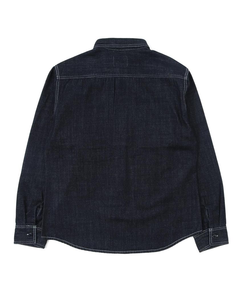 KOJIMA GENES Denim Work Shirt Men Topps Light Outerwear Shirt Jacket One Wash XL KGR-201