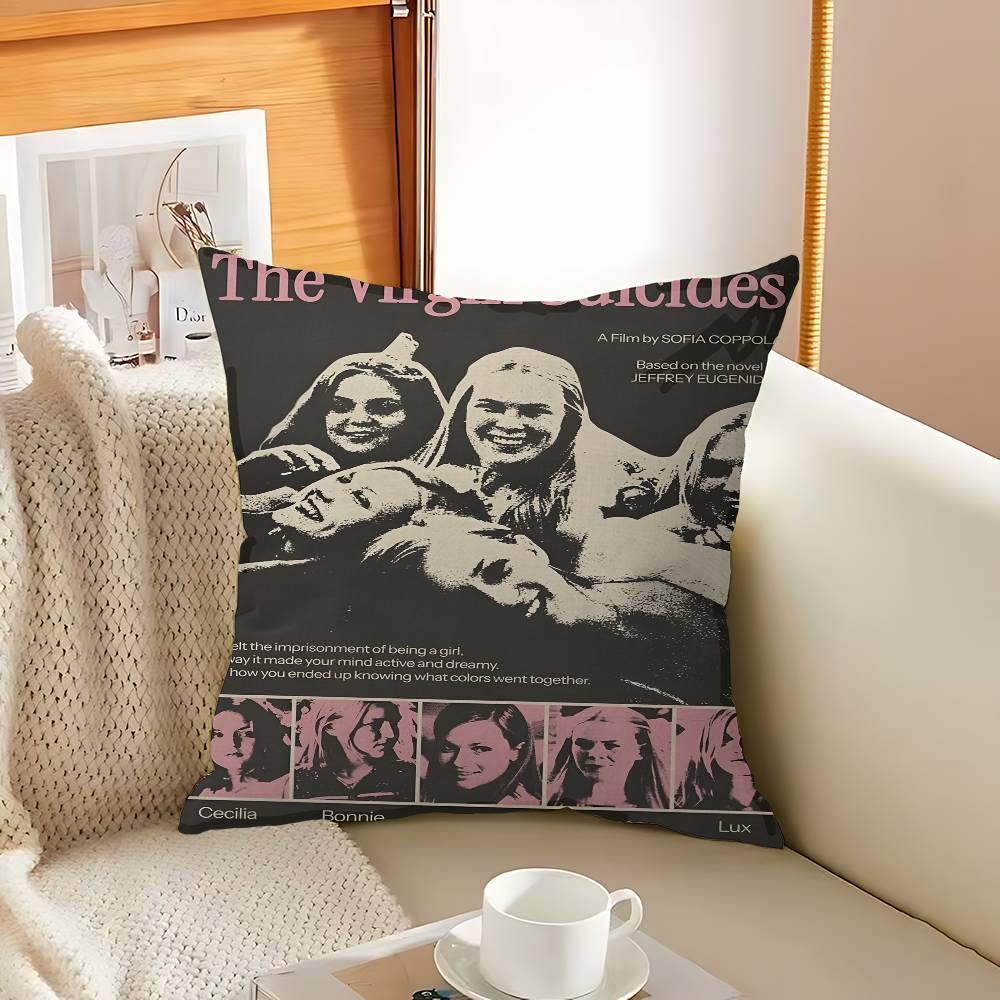 Classic Sofia Coppola Movie The Virgin Pillow Gift Home Office Decoration Bedroom Sofa Car Cushion Cover Case 45X45