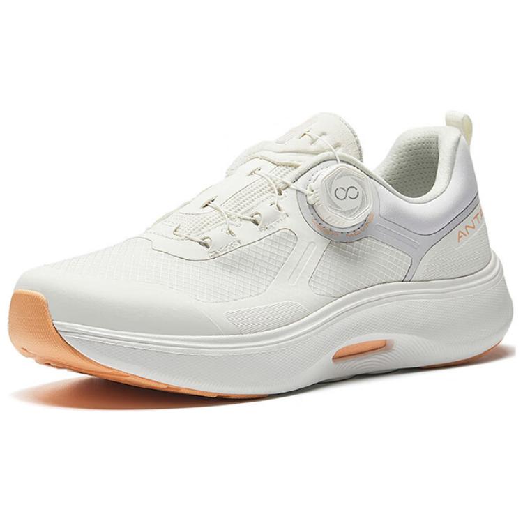 Anta Shining Pro Comfortable Versatile Non-Slip Wear-Resistant Low-Top Training Shoes Women sneaker White Gray 122517712-1