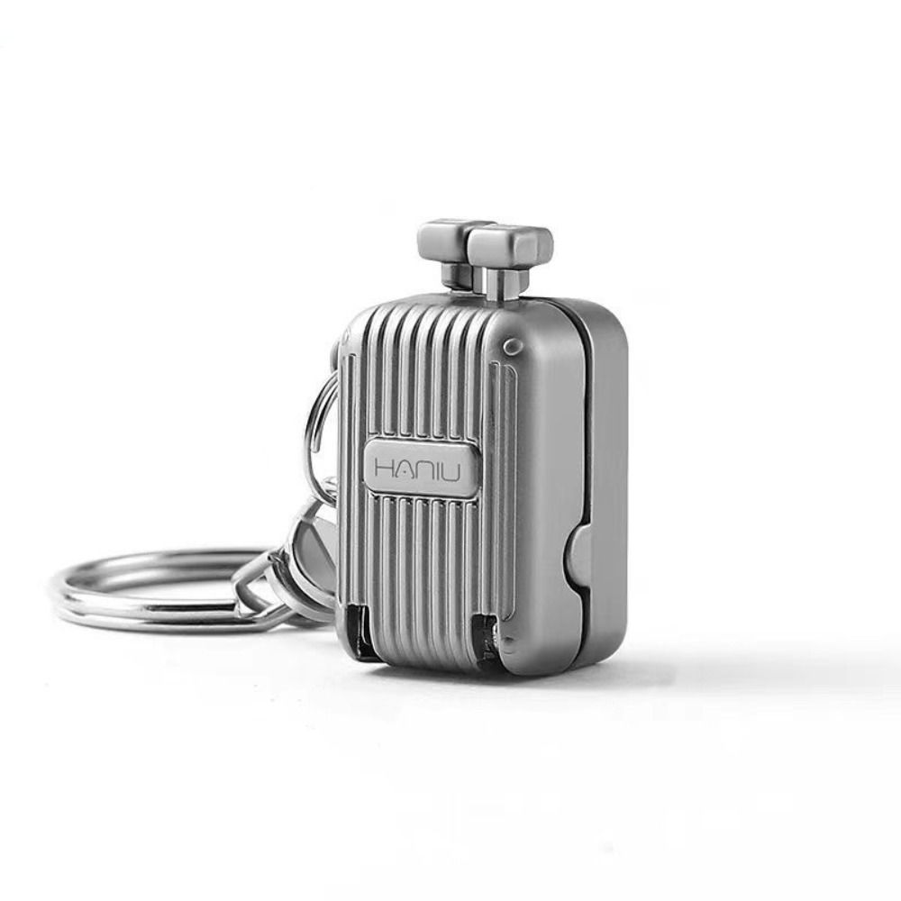 Suitcase Shape Mini Nail Clipper Stainless Steel Manicure Tool Foldable Fingernail Clipper  Men